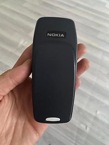нока: Nokia 3310, Б/у, < 2 ГБ, цвет - Серый, 1 SIM — 2