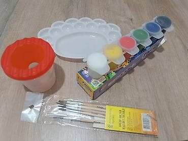 краска гуашь: Набор инструментов, Новый, Самовывоз — 1