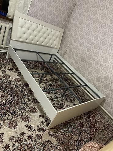 мебель кредит: Двуспальная кровать, С матрасом, длина - 200 см — 5