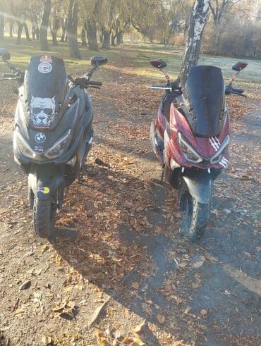 электро мотоцикыл: Макси-скутер 150 куб. см, Бензин, Б/у — 2