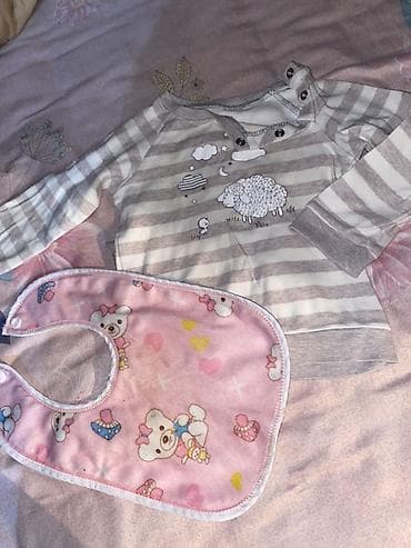 Набор детских вещей для малыша: - Длиннорукавный боди из мягкого