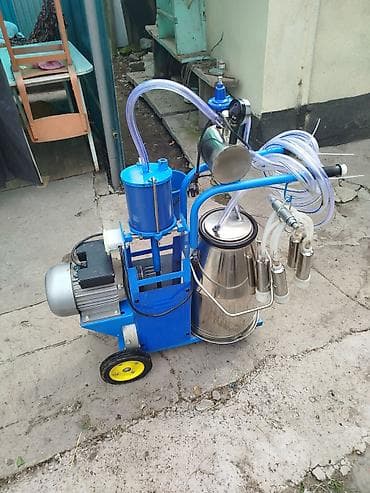 Айыл-чарба жаныбарлары: Доильный аппарат на тележке для коров/коз Описание: - Мобильная — 2