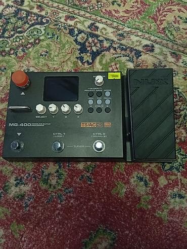 Музыкальный процессор фирмы Nux MG-400 работает отлично без нареканий at lalafo.kg Музыкальный процессор фирмы Nux MG-400 работает отлично без нареканий