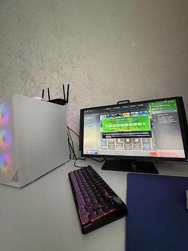 Настольные ПК и рабочие станции: Компьютер, ядер - 6, ОЗУ 32 ГБ, Игровой, Б/у, AMD Ryzen 5, NVIDIA GeForce RTX 4060, NVMe — 5