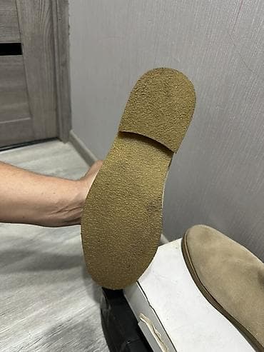 foot patch: Замшевые челси Walk London бежевого цвета оригинал! Не носили — 5