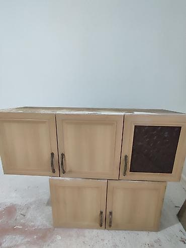 продаю куханый гарнитур: Кухонный гарнитур, Б/у, цвет - Бежевый, Металл, Самовывоз — 2