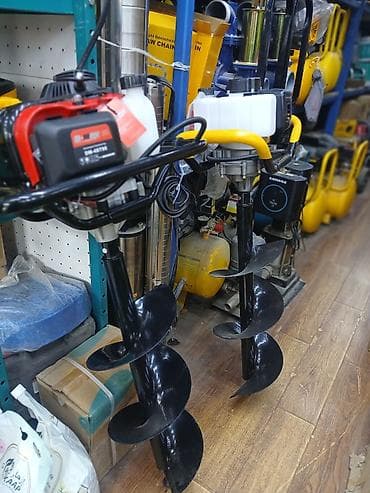 Ручные инструменты: Бензиновый мотобур (ямобур) для бурения лунок и ям под столбы, сваи — 1