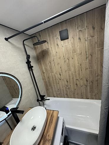 сдается кушетка ошский рынок: 2 комнаты, 49 м², 104 серия, 4 этаж, Евроремонт — 8