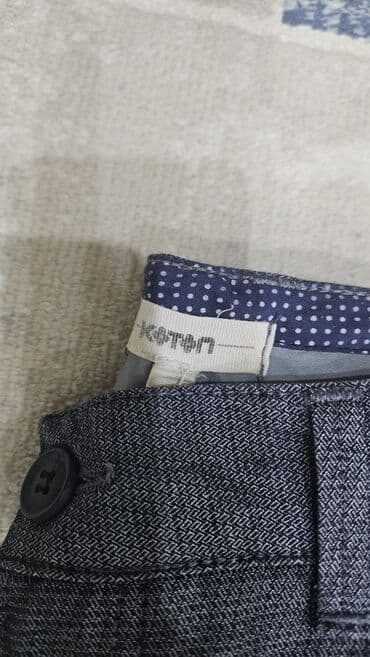 детская зимняя обувь для мальчиков: Разные подростковые брючки 4 пары + бомпер утеплённый, длина брюк на — 3