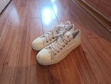 конверс кеды: Кеды Converse All Star, низкие, белые состояние идеальное,носили — 2