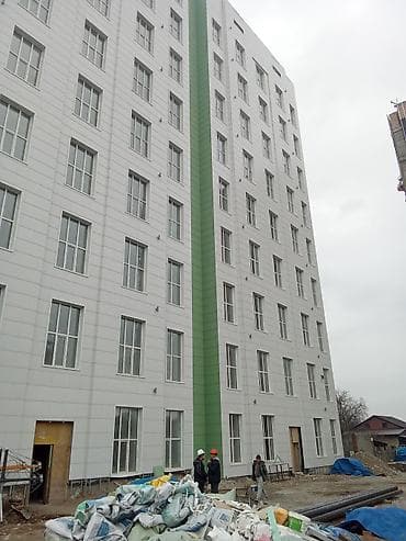 Квартиры: 1 комната, 28 м², Аламедин-1 мкр Индивидуалка, 9 этаж, Евроремонт — 10