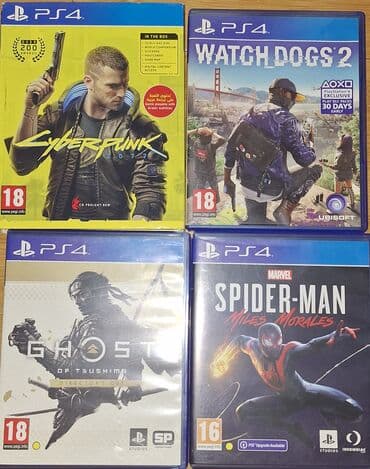 Продаю игры для Ps4. Б/у состояние отличное, обмен не интересует
