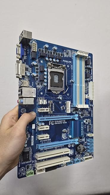 Материнская плата для ПК, Новый, Gigabyte, LGA1155, ATX