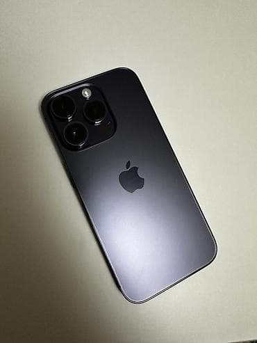 ipad 8th gen: IPhone 14 Pro, Б/у, 256 ГБ, Deep Purple, Защитное стекло, Чехол, Кабель, 85 % — 4