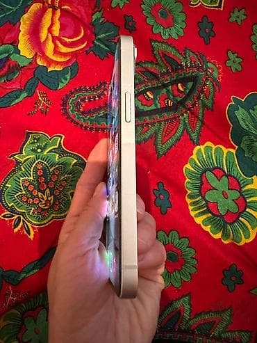 Poco: IPhone 13, Б/у, 128 ГБ, Белый, Чехол, 77 % — 4