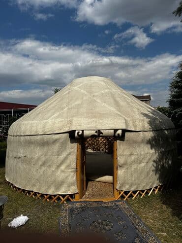 допризывная подготовка молодежи кыргызстана книга: Аренда юрты, Каркас Деревянный, 85 баш, Казан, Посуда, С полом — 6