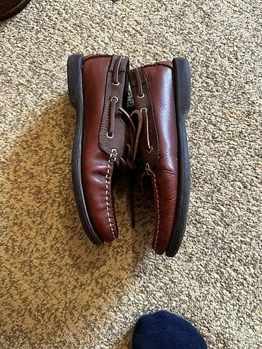 Ботинки: Мужские кожаные дерби с плетёным носком - Материал: натуральная кожа — 9