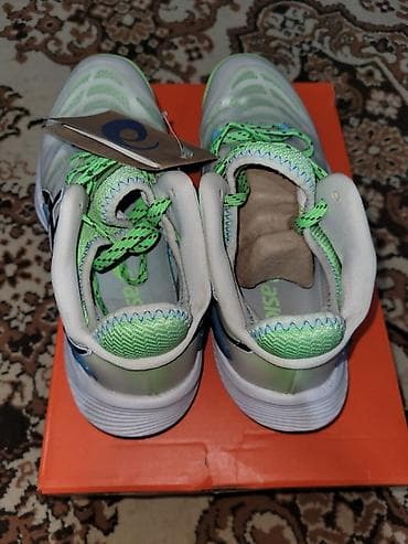 Мужская обувь: Мужские кроссовки, 40.5, Asics, Новый, цвет - Белый, Самовывоз — 5