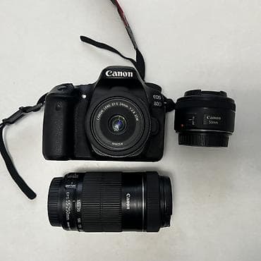 Комплект для фото и видео Canon: - Зеркальная камера Canon EOS 80D