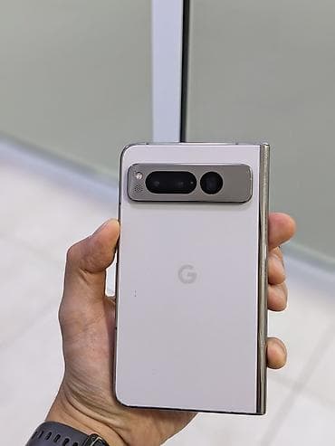 pixel 7: Google Pixel Fold, Б/у, 256 ГБ, цвет - Белый, 1 SIM, eSIM — 3