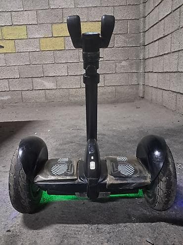 Велоаксессуары: Гироскутер с ручкой-колонной и световой подсветкой - Форм-фактор — 6