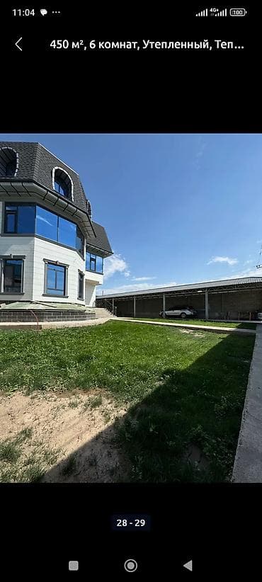Кыймылсыз мүлк: Просторный жилой дом 450 м², 6 комнат. Современная архитектура с — 1