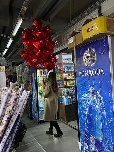 сердце из шариков: Фольгированные шары Цена: сердечка шарик один штук 150сом А цифры — 1