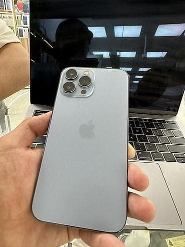 iphone 13 pro max новый: IPhone 13 Pro Max, Б/у, 512 ГБ, Sierra Blue, Кабель, 100 % — 2