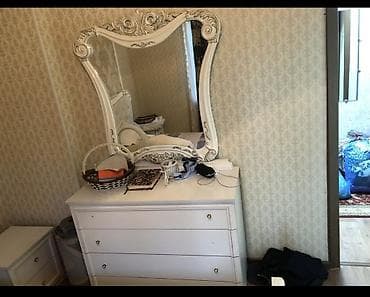 королевский спальный гарнитур: Спальный гарнитур, Двуспальная кровать, цвет - Белый — 2