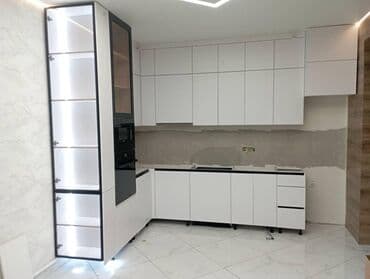 Кухонный гарнитур, Новый, цвет - Белый, ДСП, Самовывоз, Бесплатная доставка, Платная доставка at lalafo.kg Кухонный гарнитур, Новый, цвет - Белый, ДСП, Самовывоз, Бесплатная доставка, Платная доставка