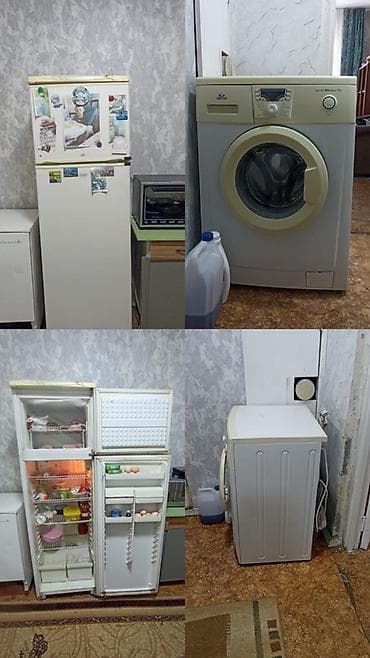 Холодильник двухкамерный + стиральная машина-автомат Холодильник 6000