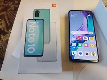 Redmi, Redmi Note 10S, Б/у, 128 ГБ, цвет - Зеленый, 2 SIM