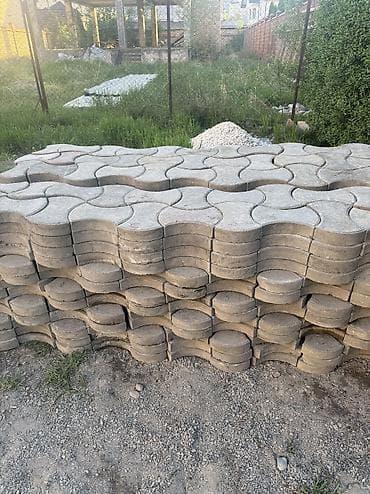 бу тротуарная плитка: Тротуарная плитка, Другая модель, Для двора, Б/у — 5