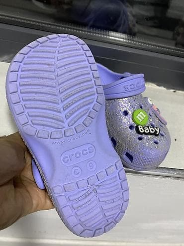 кроксы ботинки: Детская обувь — две пары. 1) Сабо Crocs для детей: оригинал - Цвет — 4