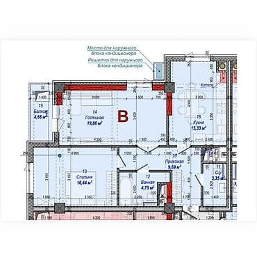 ts group: 2 комнаты, 73 м², Азия Молл Элитка, 8 этаж, Свежий ремонт — 7