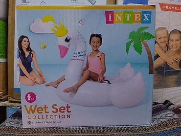 балоны для купания: Надувной наездник-лебедь Intex Wet Set Collection. - Яркий дизайн в — 1