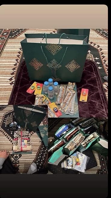 Подарочные наборы для намаза и ухода Состав наборов (вариации по