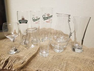 Продаю: стаканы для пива 0.5 л 1 шт по 100 сом стаканы для пива 0.3л