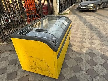 Морозильная витрина (ларь) с гнутыми раздвижными стеклянными крышками — 2