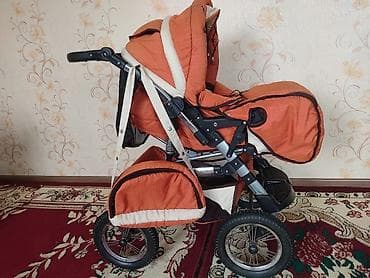 Детский мир: Коляска, Anex, цвет - Коричневый, Б/у — 2