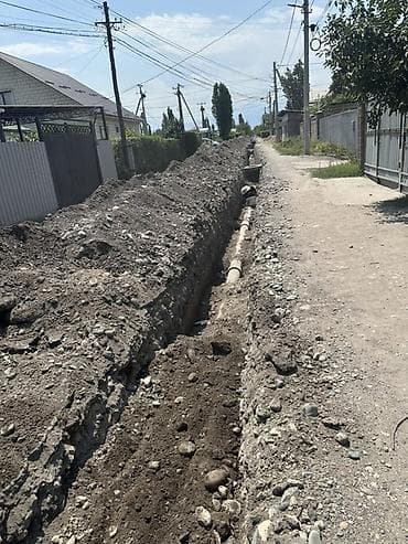 копать траншею: Услуги по устройству наружных инженерных сетей «под ключ» - Земляные — 6