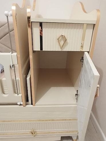 детский койнок: Балдар үчүн трансформер керебет, Жаңы, Башка түрү, түсү - Саргыч боз — 4