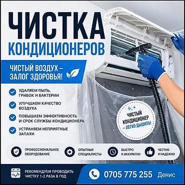 Профессиональная чистка кондиционеров Что делаем: - Удаляем пыль — 1