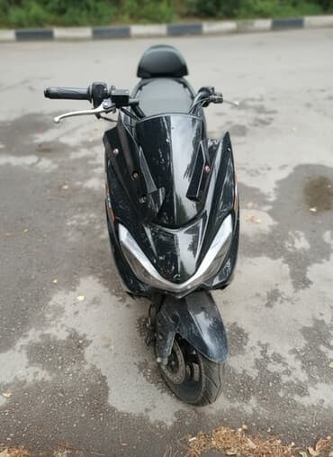 купить мини мотоцикл для детей на бензине: Скутер (бензиновый), черный, спортивный дизайн. Основные особенности — 1