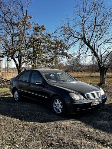 бу авто в кредит без первоначального взноса рядом просп. жибек жолу, бишкек: Mercedes-Benz C-Class: 2000 г., 2 л, Автомат, Газ, Седан — 1