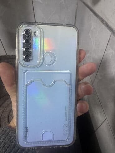 Redmi, Redmi Note 8, Б/у, 64 ГБ, цвет - Голубой, 1 SIM, 2 SIM