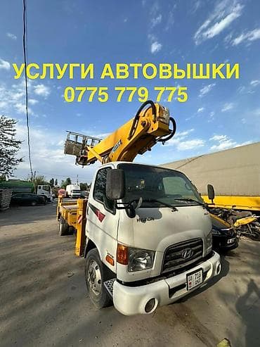 бак на гигант: Услуги автовышки. От 1500 сом час, минимальный выезд на два часа — 2