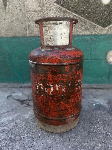 кызыл бирдик: Металлический газовый баллон для сжиженного газа (пропан-бутан) — 1