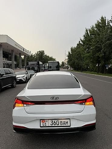 byd e7: Hyundai Avante: 2021 г., 1.6 л, Автомат, Гибрид, Седан — 5