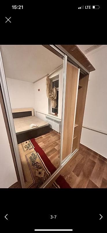 сниму дом в кара балта: 50 м², 2 комнаты, Утепленный, Балкон застеклен, Евроремонт — 6